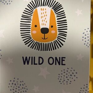 Wild One Lion Print Storage Box